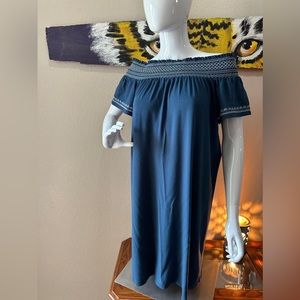 Ann Taylor Factory Teal Summer Dress